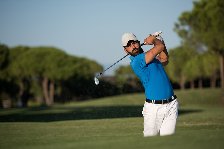 Free Golf On Us! callout