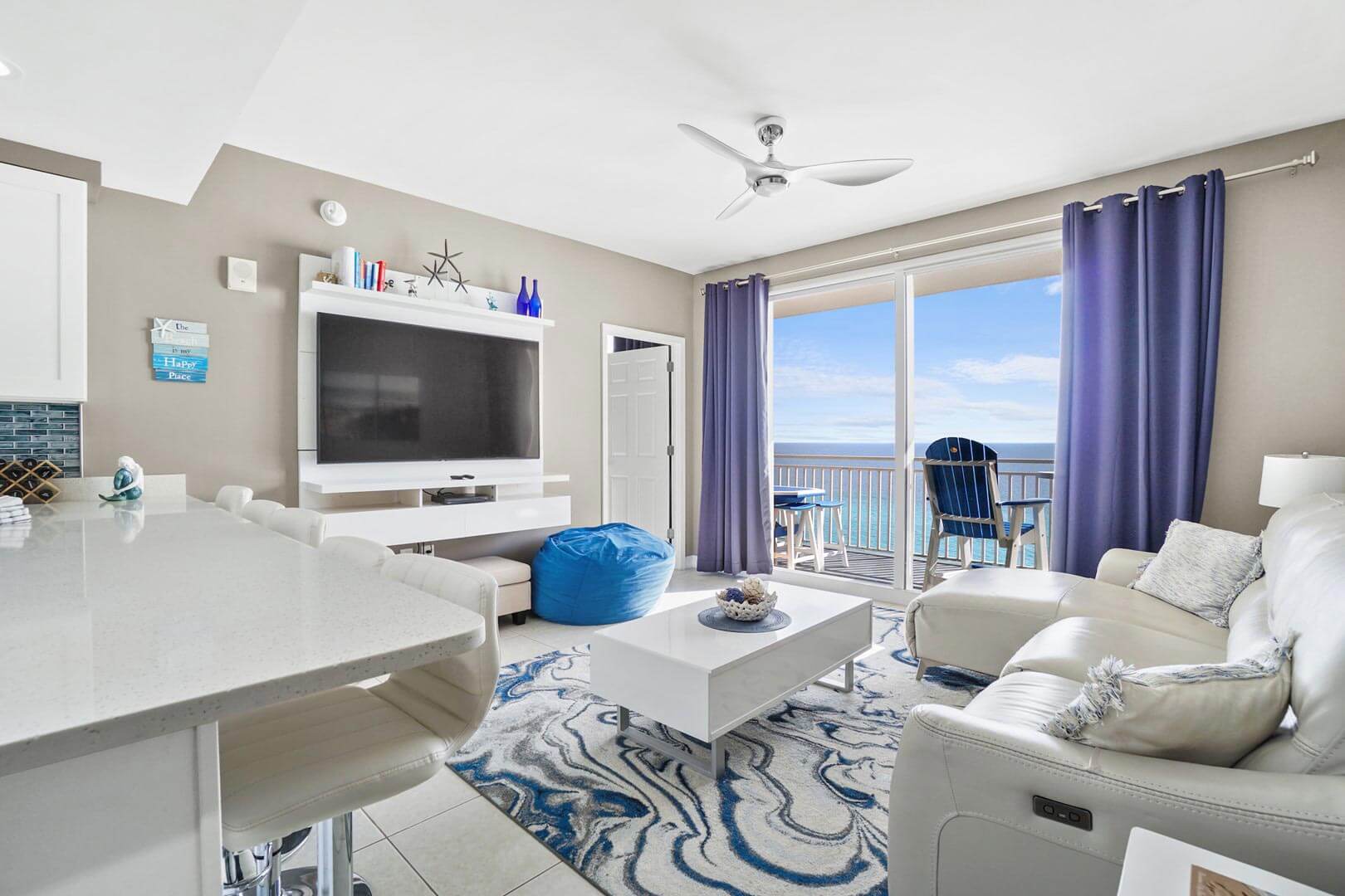Modern living room space