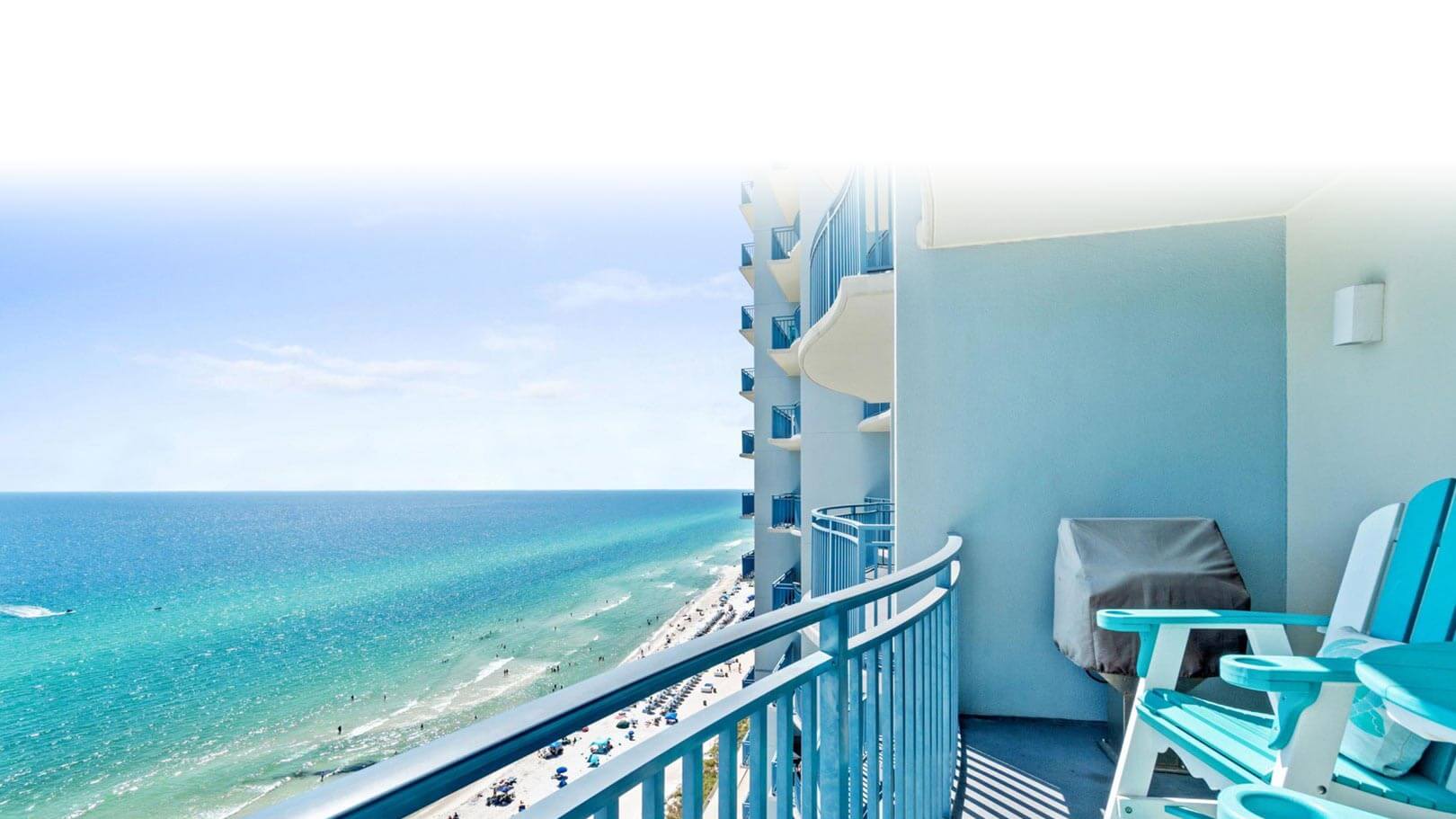 ocean view from balcony