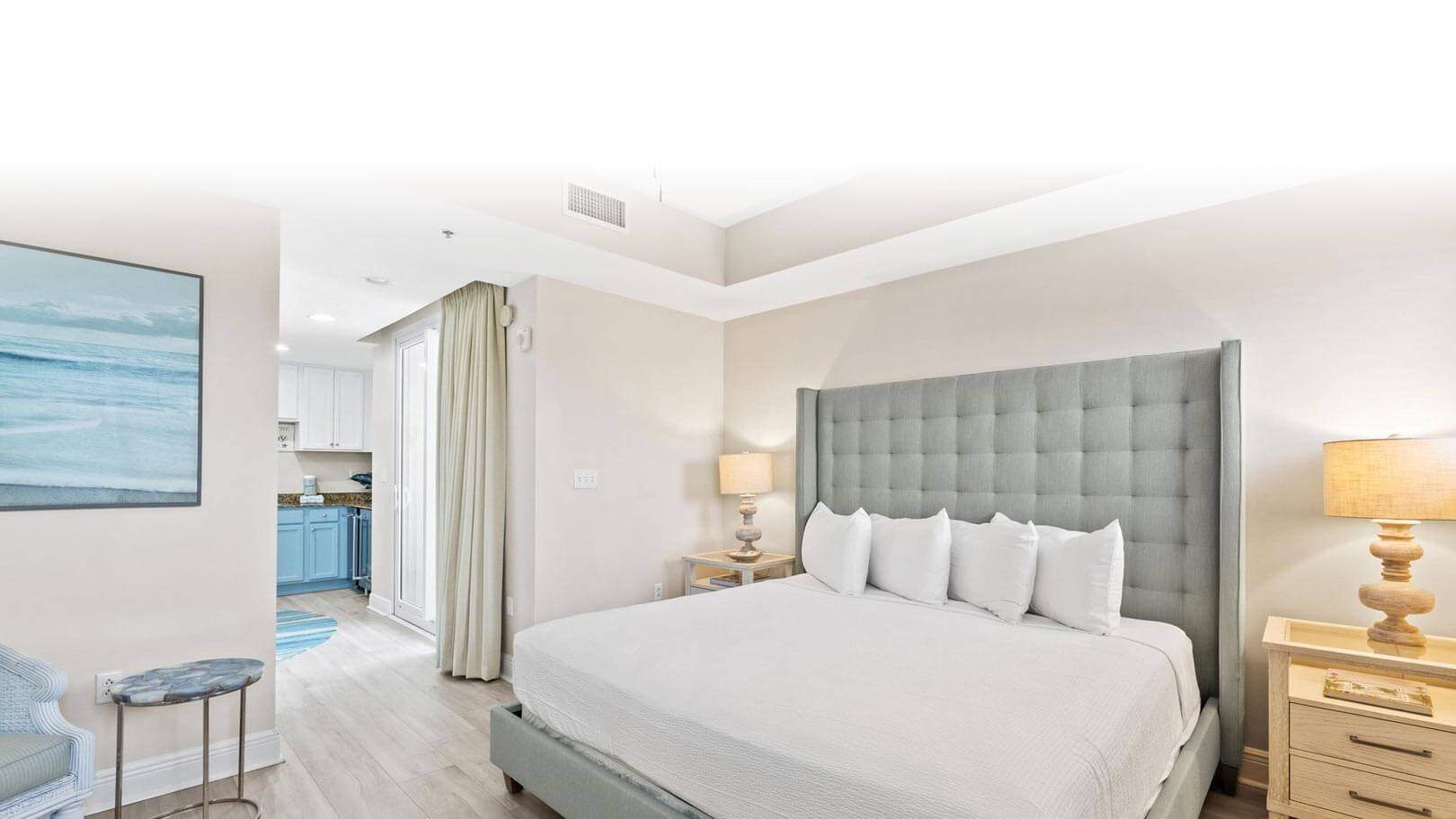 modern bedroom space