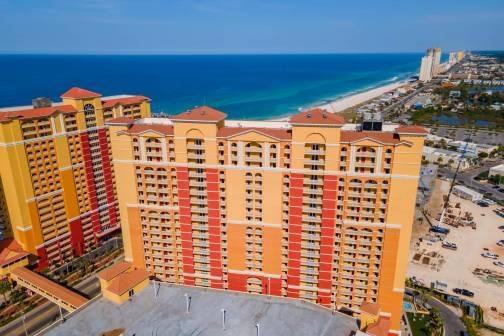 title="Calypso Resort Tower 3 Aerial"